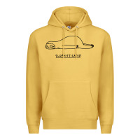 Antique Gold Funny Animal Sloth SLOPHISTICATED Premium Hoodie - linhVisuals