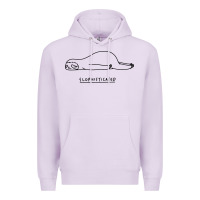 Lilac Funny Animal Sloth SLOPHISTICATED Premium Hoodie - linhVisuals