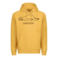 Mustard Funny Animal Sloth SLOPHISTICATED Premium Hoodie - linhVisuals