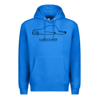 True Royal Funny Animal Sloth SLOPHISTICATED Premium Hoodie - linhVisuals