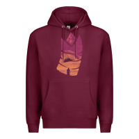 Burgundy Dune Sandworm Premium Hoodie - linhVisuals