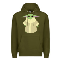 Army Green Baby Grogu Legend Premium Hoodie - linhVisuals