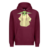 Burgundy Baby Grogu Legend Premium Hoodie - linhVisuals
