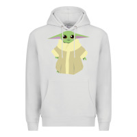 Dove Grey Baby Grogu Legend Premium Hoodie - linhVisuals