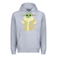 Heather Grey Baby Grogu Legend Premium Hoodie - linhVisuals