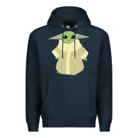 Navy Baby Grogu Legend Premium Hoodie - linhVisuals