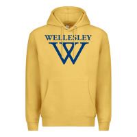 Antique Gold Wellesley College Premium Hoodie - linhVisuals