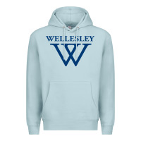Blue Mist Wellesley College Premium Hoodie - linhVisuals