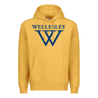 Mustard Wellesley College Premium Hoodie - linhVisuals