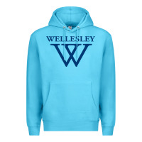 Ocean Blue Wellesley College Premium Hoodie - linhVisuals