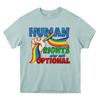 Arona Human Rights Are Not Optional Heavy Core Tee - BundleAndBundleShop