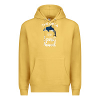 Antique Gold orca spirit animal killer whale ocean sea marine funny water raglan ba Premium Hoodie - linhVisuals