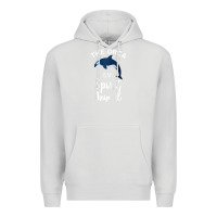 Dove Grey orca spirit animal killer whale ocean sea marine funny water raglan ba Premium Hoodie - linhVisuals
