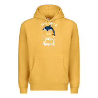 Mustard orca spirit animal killer whale ocean sea marine funny water raglan ba Premium Hoodie - linhVisuals