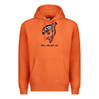 Carrot mill valley, california native american orca killer whale raglan baseb Premium Hoodie - linhVisuals
