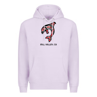 Lilac mill valley, california native american orca killer whale raglan baseb Premium Hoodie - linhVisuals