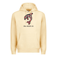 Pina Colada mill valley, california native american orca killer whale raglan baseb Premium Hoodie - linhVisuals