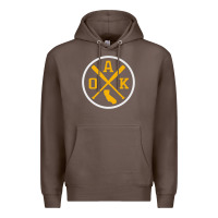 Coffee retro oakland baseball emblem vintage oak premium Premium Hoodie - linhVisuals