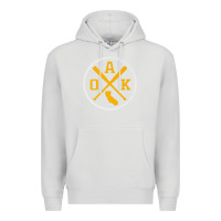 Dove Grey retro oakland baseball emblem vintage oak premium Premium Hoodie - linhVisuals