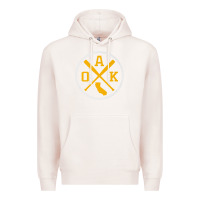 Pale Pink retro oakland baseball emblem vintage oak premium Premium Hoodie - linhVisuals