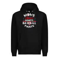 Black moms against white baseball pants sport lover mothers day Premium Hoodie - linhVisuals
