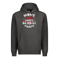 Charcoal Heather moms against white baseball pants sport lover mothers day Premium Hoodie - linhVisuals