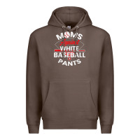 Coffee moms against white baseball pants sport lover mothers day Premium Hoodie - linhVisuals
