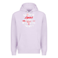Lilac moms against white baseball pants sport lover mothers day Premium Hoodie - linhVisuals