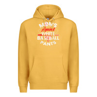 Mustard moms against white baseball pants sport lover mothers day Premium Hoodie - linhVisuals