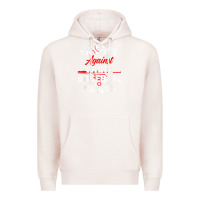 Pale Pink moms against white baseball pants sport lover mothers day Premium Hoodie - linhVisuals