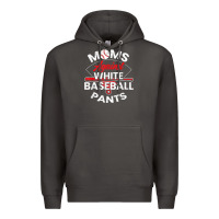 Smoke moms against white baseball pants sport lover mothers day Premium Hoodie - linhVisuals