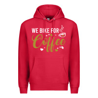 Cardinal we bike for coffee t shirt Premium Hoodie - linhVisuals