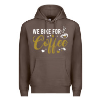 Coffee we bike for coffee t shirt Premium Hoodie - linhVisuals