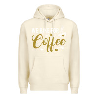 Sandshell we bike for coffee t shirt Premium Hoodie - linhVisuals