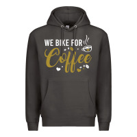 Smoke we bike for coffee t shirt Premium Hoodie - linhVisuals