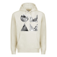 Oatmeal Heather of monsters and men Premium Hoodie - linhVisuals