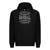 Black fantasy baseball champion distressed Premium Hoodie - linhVisuals