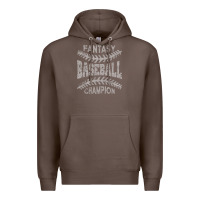 Coffee fantasy baseball champion distressed Premium Hoodie - linhVisuals