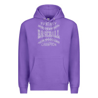 Purple fantasy baseball champion distressed Premium Hoodie - linhVisuals