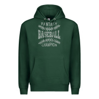 Sports Green fantasy baseball champion distressed Premium Hoodie - linhVisuals