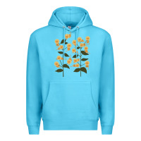 Ocean Blue Funny Cat Camouflage Premium Hoodie - linhVisuals