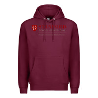 Burgundy stanford school of medicine Premium Hoodie - linhVisuals