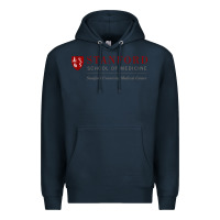 Navy stanford school of medicine Premium Hoodie - linhVisuals
