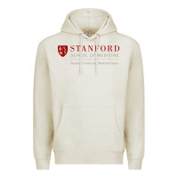 Oatmeal Heather stanford school of medicine Premium Hoodie - linhVisuals