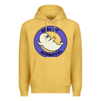 Antique Gold seal of approval baby art Premium Hoodie - linhVisuals