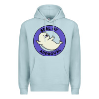 Blue Mist seal of approval baby art Premium Hoodie - linhVisuals