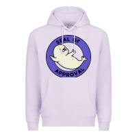 Lilac seal of approval baby art Premium Hoodie - linhVisuals