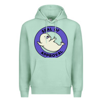Seafoam seal of approval baby art Premium Hoodie - linhVisuals
