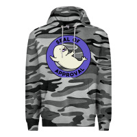 Slate Camo seal of approval baby art Premium Hoodie - linhVisuals