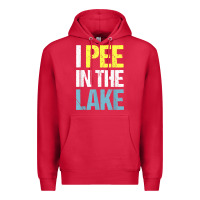 Cardinal i pee in the lake funny summer vacation t shirt Premium Hoodie - linhVisuals